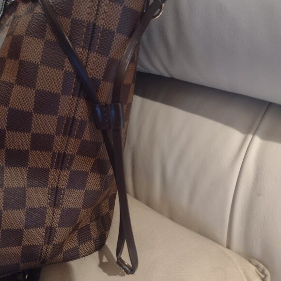💯% Authentic Louis Vuitton  Neverfull Damier Ebene MM FULL SET🌹 - Picture 10 of 16